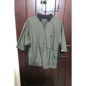 Cutter & Buck Short Sleeve Half Zip Windbreaker Pullover Unknown Logo sz xl